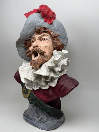 BOULAND, early 20th century.
Theatrical figure.
Large...