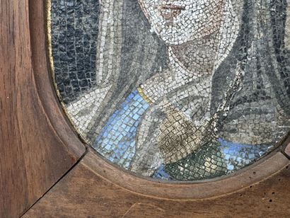 École fin XIXe-début XXe.
Vierge.
Plaque...