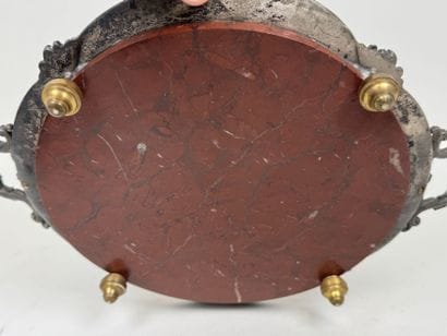 Smoker's set in patinated bronze comprising...