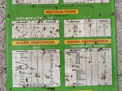 DUNLOP
Tire Pressure Chart for Agricultural...