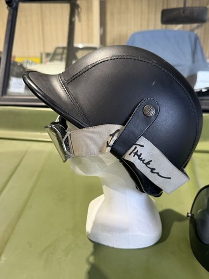 Set of two helmets and one visor, including...