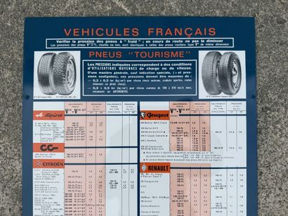 FRENCH VEHICLES, PASSENGER CAR TIRES, 1969.
Rectangular...