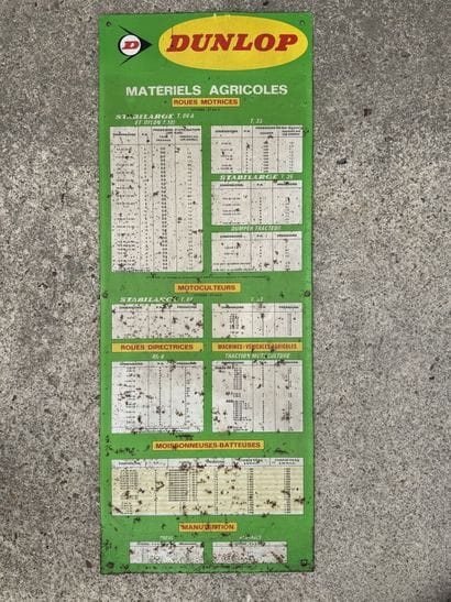 DUNLOP
Tire Pressure Chart for Agricultural...
