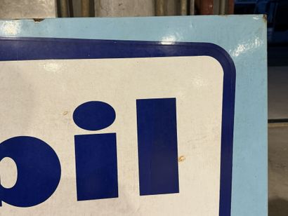 MOBIL.
Large rectangular advertising sign...