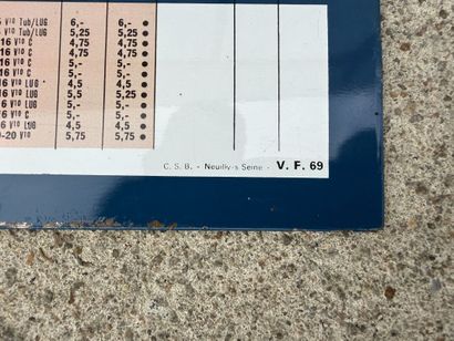FRENCH VEHICLES, PASSENGER CAR TIRES, 1969.
Rectangular...
