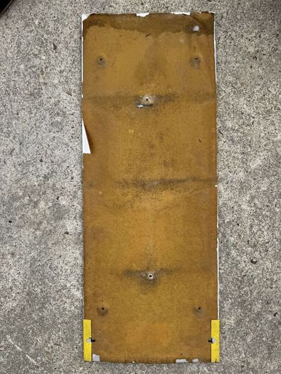 DUNLOP, Foreign Cars.
Rectangular metal advertising...