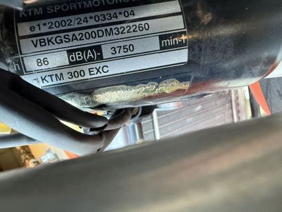 KTM 300 EXC
May 10, 2013

Type: KTMEXCDa1
Serial...