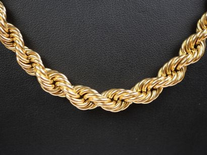 Stately 18K yellow gold (750‰) necklace with...