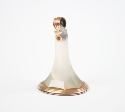 Seal set as a chalcedony pendant, mounted...