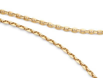 Stately 18K yellow gold (750‰) necklace with...