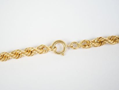 Stately 18K yellow gold (750‰) necklace with...