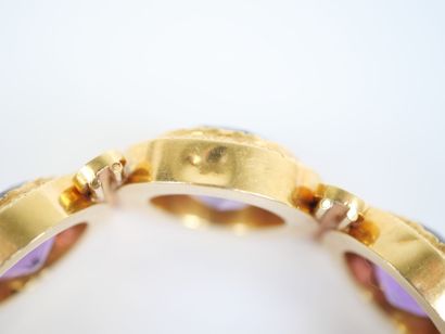 Important articulated bracelet in 18K yellow...