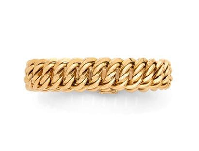 A substantial 18K yellow gold (750‰) bracelet...