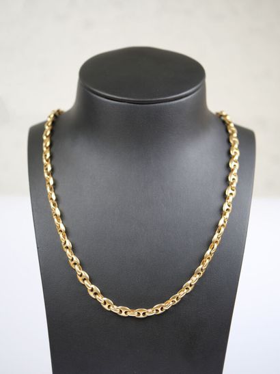 Stately 18K yellow gold (750‰) necklace with...