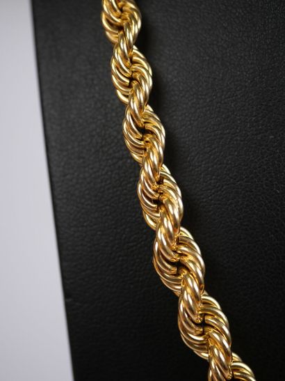 Stately 18K yellow gold (750‰) necklace with...