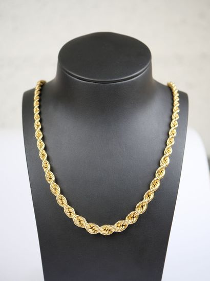 Stately 18K yellow gold (750‰) necklace with...