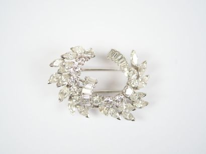 Cufflink in 18K white gold (750‰) or platinum...