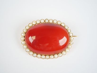 A half-set of 18K yellow gold (750‰) jewelry...