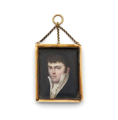 19th-century French school. 
Profile of a...