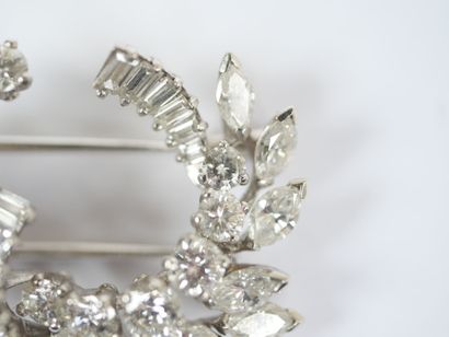 Cufflink in 18K white gold (750‰) or platinum...