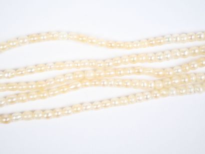 Bracelet composed of five rows of what are...