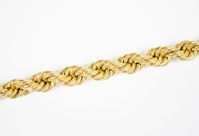 Stately 18K yellow gold (750‰) necklace with...