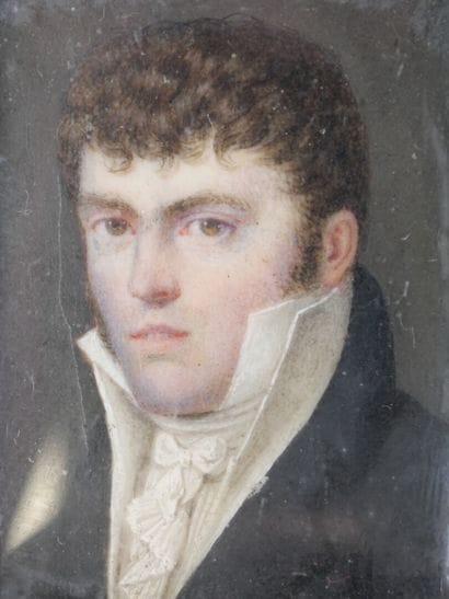 19th-century French school. 
Profile of a...