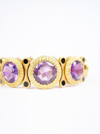 Important articulated bracelet in 18K yellow...