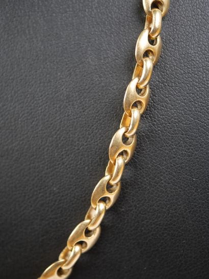 Stately 18K yellow gold (750‰) necklace with...