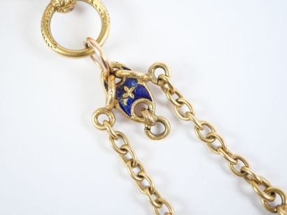 An 18K yellow gold (750‰) pocket watch, featuring...