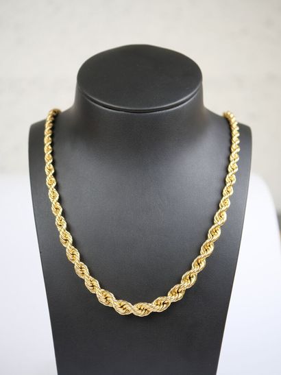 Stately 18K yellow gold (750‰) necklace with...