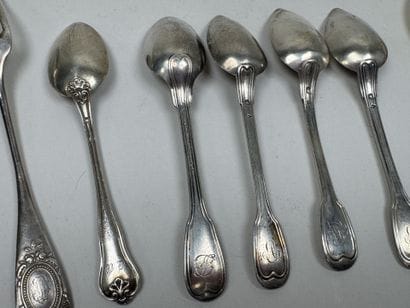 Lot en argent 950/1000, poinçon Minerve,...