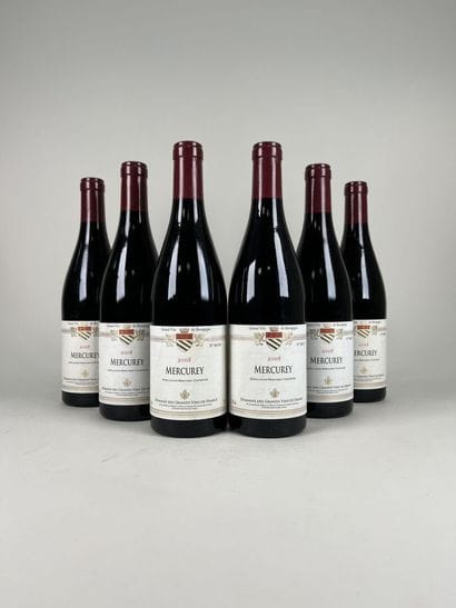 MERCUREY.
Domaine des GVF.
2008. 6 bt.