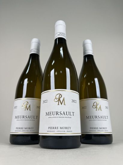 **MEURSAULT.
Pierre Morey.
2022. 3 bottles.
Recoverable...