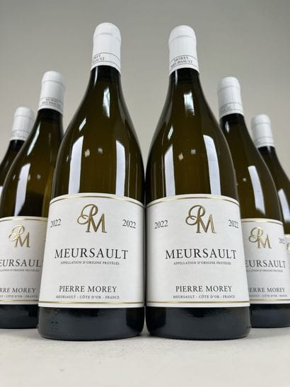 **MEURSAULT.
Pierre Morey.
2022. 6 bottles.
Recoverable...