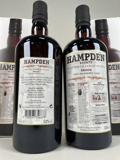 RHUM VIEUX.
Hampden Estate. Pagos.
100% Ex-Sherry...