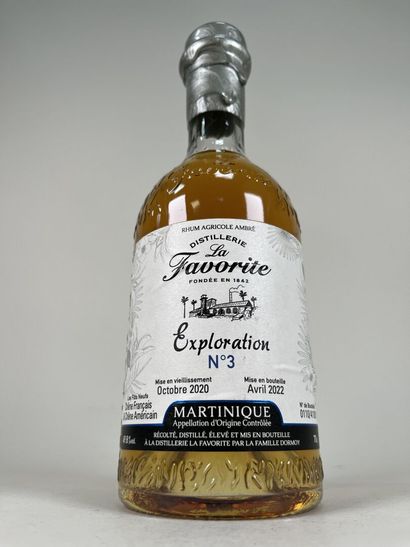RHUM VIEUX.
La Favorite.
Exploration N°3.
Martinique....
