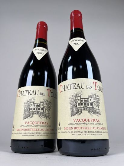 VACQUEYRAS.
Château des Tours.
Réserve. 2007....