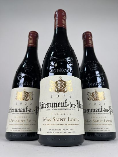 **CHÂTEAUNEUF-DU-PAPE.
Mas Saint-Louis. 2022....
