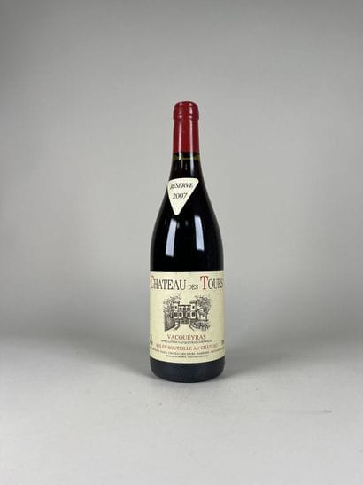 VACQUEYRAS.
Château des Tours.
Réserve. 2007....