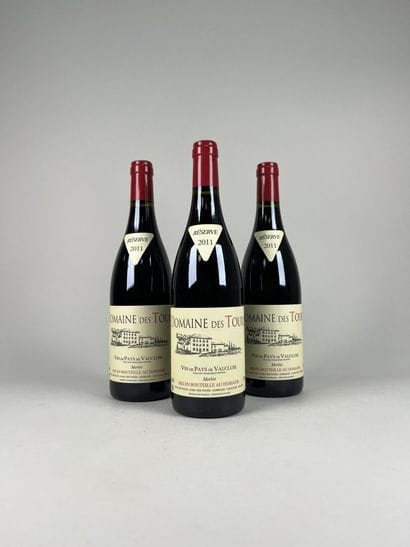 **VIN DE PAYS DE VAUCLUSE.
Domaine des Tours.
Merlot...