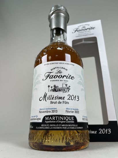 RHUM VIEUX.
La Favorite.
Brut de Fûts. 2013....