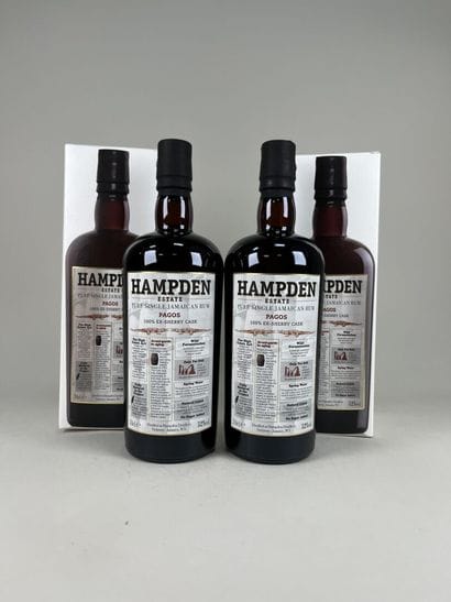 RHUM VIEUX.
Hampden Estate. Pagos.
100% Ex-Sherry...