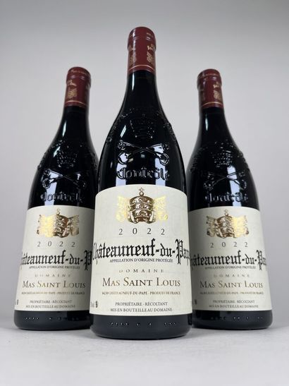 **CHÂTEAUNEUF-DU-PAPE.
Mas Saint-Louis. 2022....