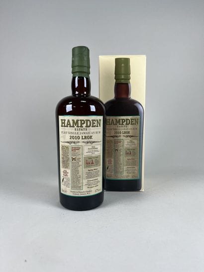 RHUM VIEUX.
Hampden Estate. 2010 LROK.
11...
