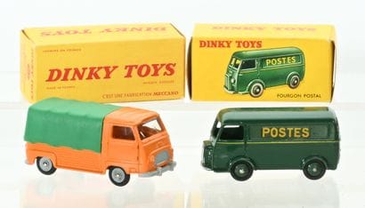 DINKY TOYS.
2 modèles d'origine, état neuf,...