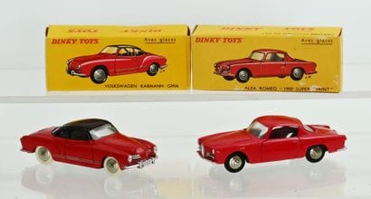 DINKY TOYS.
2 modèles d'origine, état neuf,...