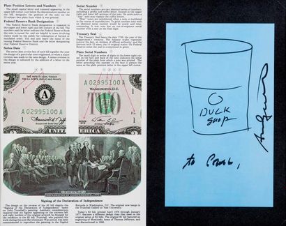 ANDY WARHOL
Soup Dessin original au feutre...