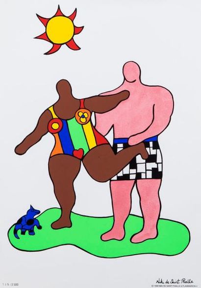 Niki
SAINT PHALLE de Baigneurs Sérigraphie...