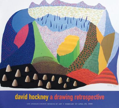 David HOCKNEY
Affiche d'exposition De l'artiste...